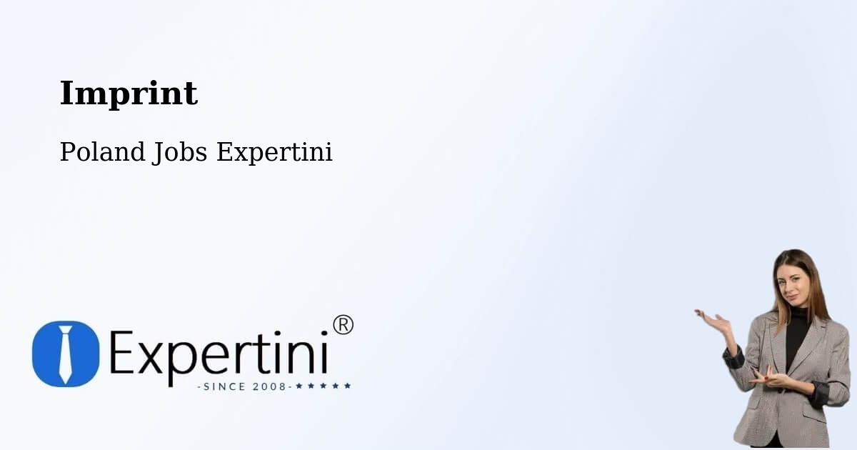 Imprint – Duszniki - Poland Jobs Expertini